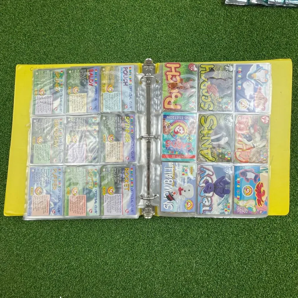 Ty Beanie Babies Official Club Collector's Cards and Binder